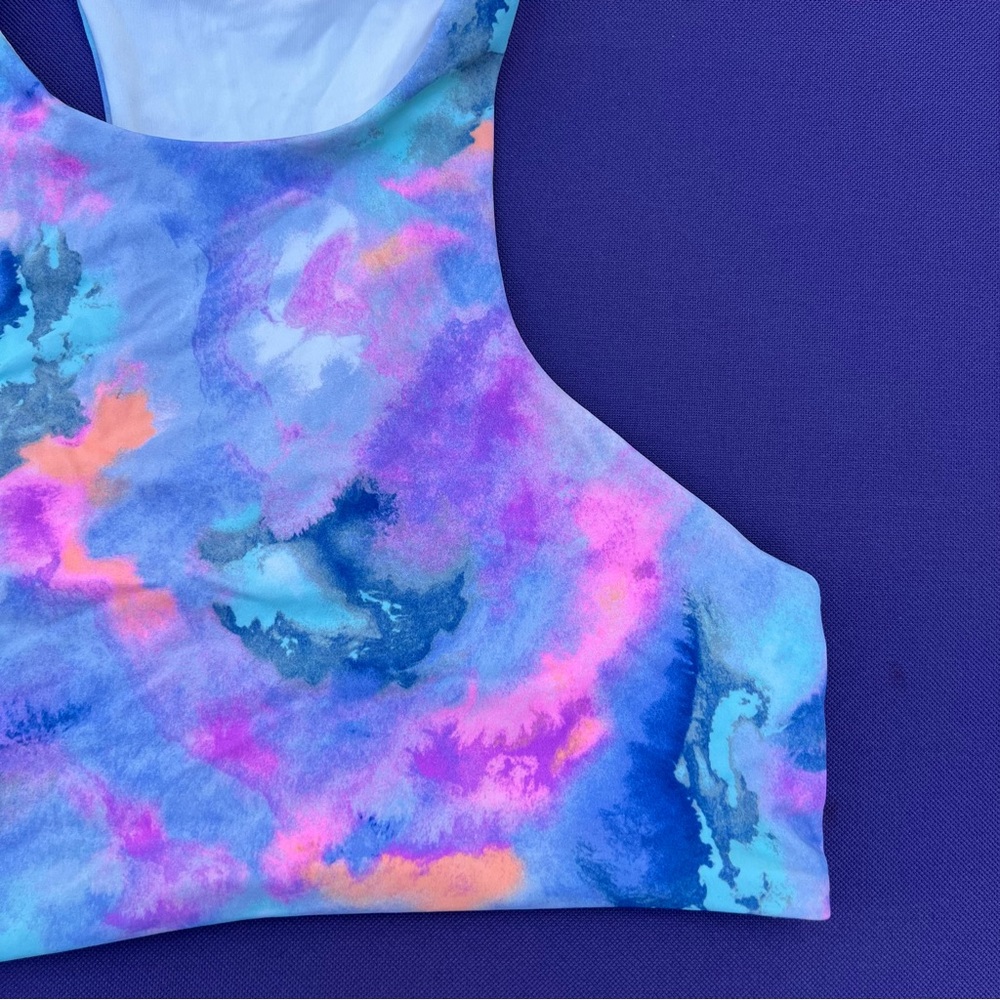 VS PINK Colorful Tie-Dye Sports Bra/Bralette - Picture 5 of 14